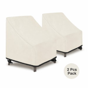 600D Heavy Duty Patio Chair Covers 2 pack