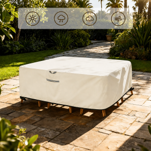 600D Waterproof Patio Table and Chair Set Cover